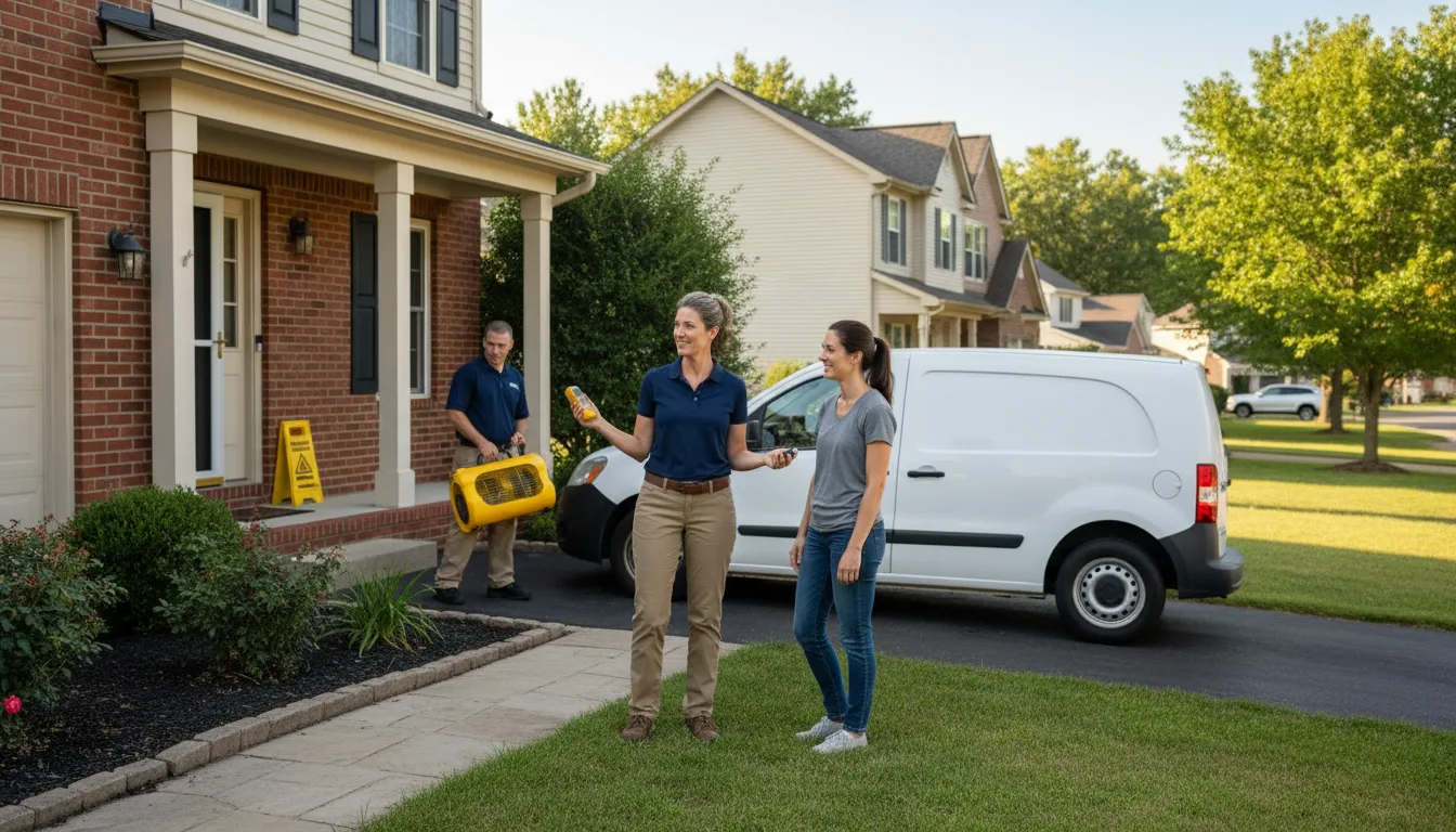 Water restoration image for Water Damage & Restoration Services in Panama, IA